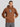 Men Relax fit kangaroo pocket Graphic printed Brown hoodie