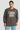 Women Relax Fit Grey Graphic Printed Pullover Sweatshirt