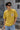 Men Oversized Textured Badge T-Shirt