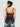 Women Back Tie Up Square Neck Croptop