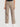 Women Khaki brown Straight Fit Pure Cotton Cargo Trousers