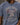 Men Blue Acid wash Graphic Oversized T-shirt