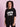 Women Oversize Fit Black Halloween "Creepin It Real" T-Shirt