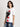 Women White Graphic Print Oversize Tshirt