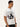 Men White Graphic Print Oversize T Shirt