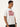 Men White Typography Print Oversize T Shirt