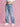 Women Blue Baggy Fit Stylized Waistband Denim Jeans