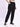 Women Black Paneled Cargo Trouser