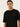 Men Black Oversize Embroided T Shirt