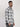 Men White and Grey Checked Shirt