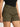 Women regular fit olive pleated shorts