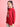 Women Red Full Sleeve Oversize Printed Sweatshirt