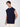 Men Navy Solid Sleeveless Oversized Tshirt