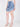 Women Blue Tiered Denim Skirt