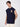 Men Navy Sleeveless Graphic Oversized T Shirt