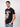 Men Black Cotton Lycra Graphic Print  Shirt