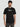 Men Black Regular Fit Applique Embroidery Tshirt