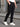 Men Black Slim Cargos Trousers