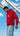 Men Relaxed Red Embroidered Hoodie Sweatshirt