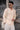 Men Peach Cotton Linen Slim Short Kurta