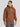 Men Relax fit kangaroo pocket Graphic printed Brown hoodie