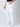 Men White Straight Cargo Jeans