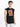 Men Black Sleeveless Graphic Oversized T Shirt