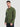 Men Olive Relax Fit Jacket with Front zipper