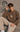 Men Relaxed Brown Embroidered Sweatshirt