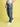 Men Blue Baggy Fit Cargo Jeans