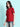 Women Red Oversized T-shirt