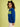 Women Over Size Royal Blue Sweatshirts