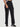 Women Black Straight Fit  Cargos Trousers with Side detachble Loop hanging