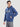 Men Relax fit kangaroo pocket Graphic printed Navy hoodie