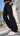 Women Black Straight Fit High-Rise Cotton Cargos Trousers
