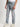 Men Blue Relaxed Heavy Washed Jeans