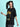 Women Oversize Fit Black Pub Fiction Puff Print T-Shirt