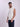 Men off white Graphic Printed Sleeveless Hoodie with kangaroo pocket