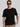 Men Black Solid Relaxed Fit T-Shirt
