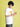 Men White Typography Printed Oversized T-Shirt
