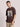 Men Brown Graphic Print Oversize T Shirt