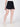 Women Navy Textured Shorts with Side-snap Detailing