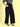 Women Solid Black Wide-Leg Denim Jeans