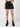 Women Charcoal Regular Fit Denim Shorts