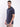 Men Navy Structured Knit Polo Tshirt