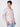 Men Peach and Black Abstract Print Single Pocket  Shirt