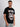 Men Black Typography Print Cotton T Shirt