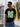 Men Black Cotton Lycra Graphic Print T Shirt