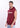 Men Maroon Graphic Printed Sleeveless Hoodie with kangaroo pocket