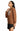 Women Relax Fit Brown Graphic Printed Pullover Sweatshirt